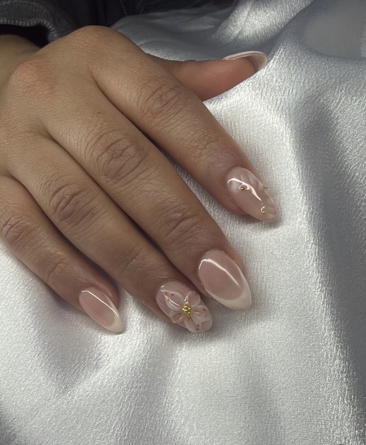 Soft gel flower nails